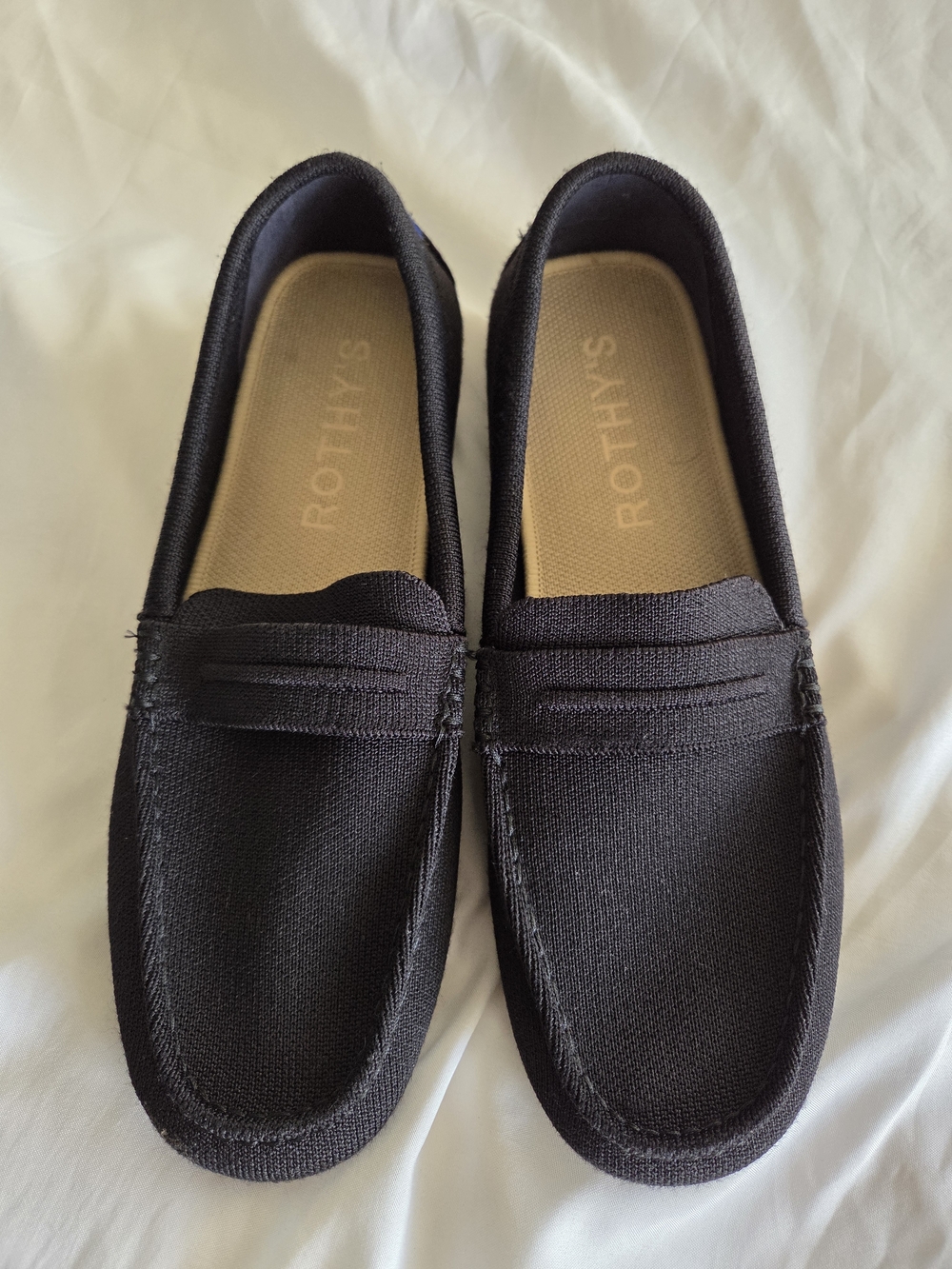 Rothy's | Black Knit Penny Loafers